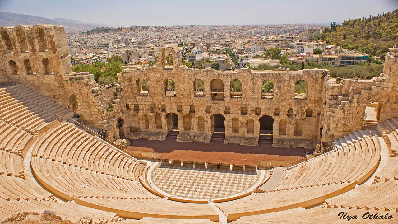 афинский театр в древней греции
